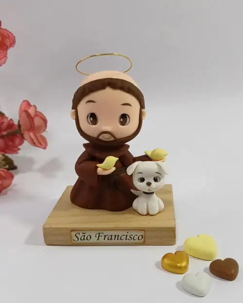 Imagem São Francisco de Assis em Biscuit
