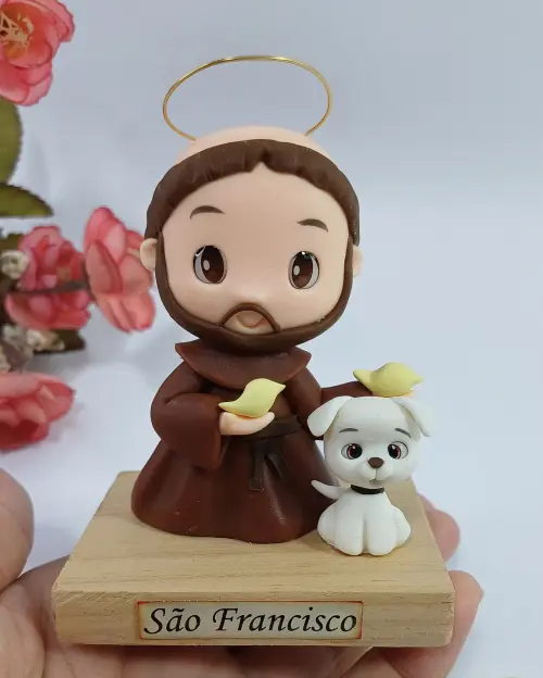 Imagem São Francisco de Assis em Biscuit