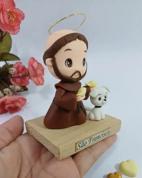 Imagem São Francisco de Assis em Biscuit