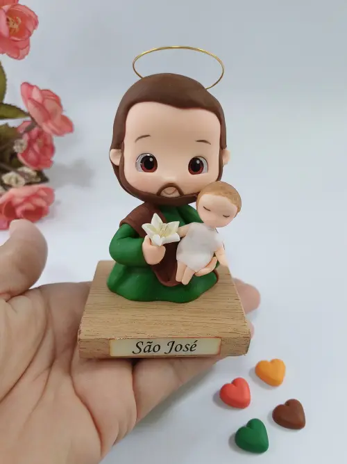 Imagem São José em Biscuit