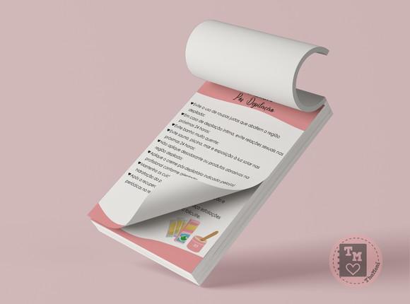 Bloco Cuidados pós Depilação - Miolo em Arquivo Digital