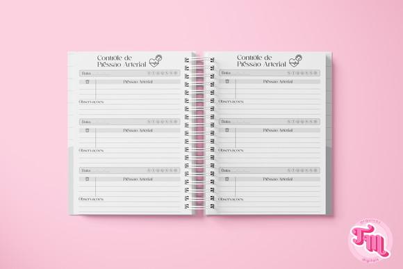 Caderno Controle de Pressão Arterial - Arquivo Digital