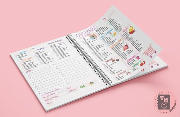 Caderno Lista de Compras - Arquivo Digital