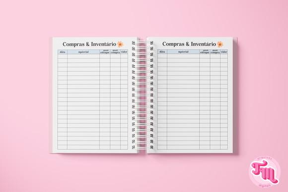 Caderno Pedidos Crochê - Miolo Arquivo Digital