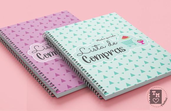 Caderno Lista de Compras - Arquivo Digital
