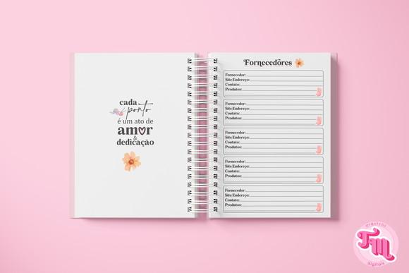 Caderno Pedidos Crochê - Miolo Arquivo Digital