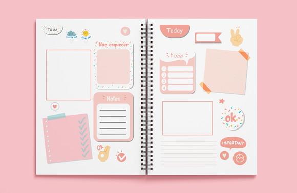 Caderno Post It - Miolo em Arquivo Digital