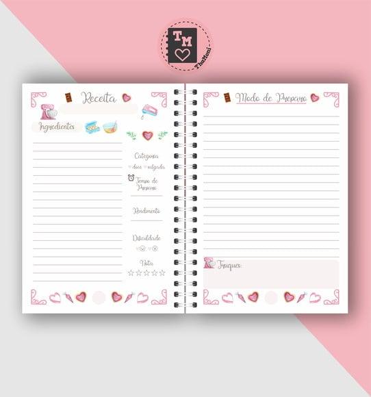 Caderno Receitas 1 - Miolo em Arquivo Digital