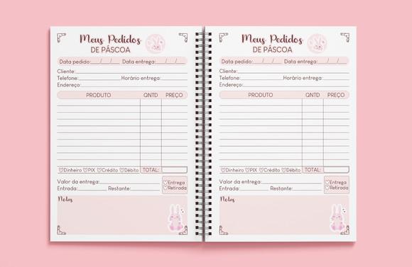 Caderno Pedidos Páscoa - Miolo Arquivo Digital