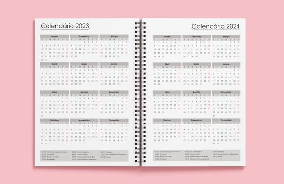 Caderno Simples Cinza - Miolo em Arquivo Digital