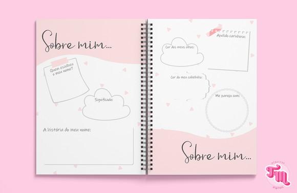 Livro do Bebê Rosa - Miolo em Arquivo Digital