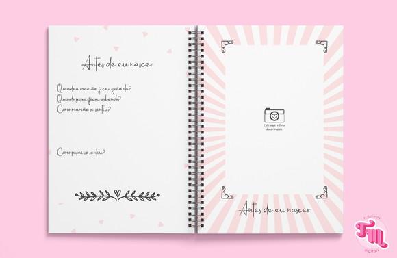 Livro do Bebê Rosa - Miolo em Arquivo Digital