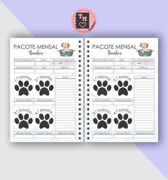 Pacote Mensal de Serviços Pet Shop - Miolo Arquivo Digital
