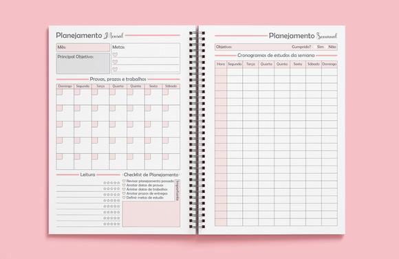 Planner de Estudos - Miolo Digital