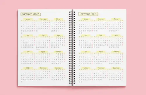 Agenda Escolar Berçário - Miolo em Arquivo Digital