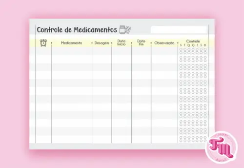 Bloco Controle de Medicamentos - Arquivo Digital
