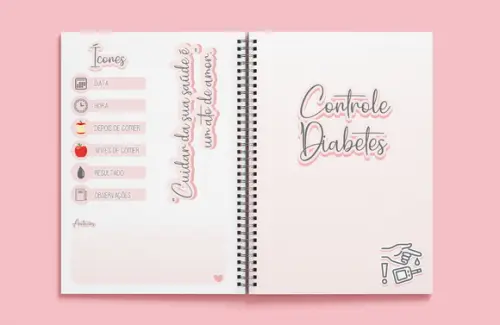 Caderno Controle de Diabetes - Arquivo Digital
