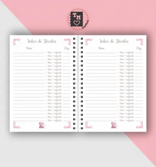 Caderno Receitas 1 - Miolo em Arquivo Digital