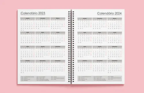 Caderno Simples Cinza - Miolo em Arquivo Digital