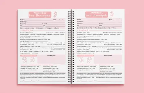 Ficha Anamnese Furo Humanizado - Miolo em Arquivo Digital
