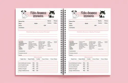 Ficha Anamnese Veterinária Guto & Sophia - Arquivo Digital