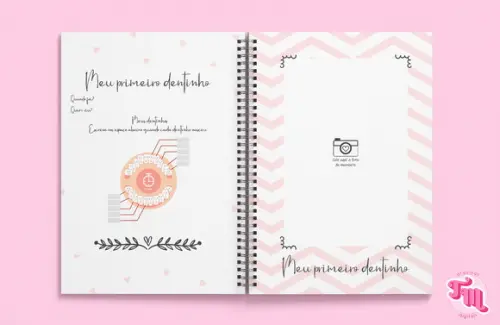 Livro do Bebê Rosa - Miolo em Arquivo Digital