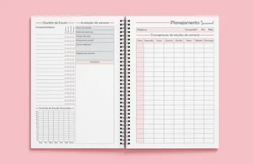 Planner de Estudos - Miolo Digital