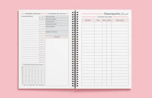 Planner de Estudos - Miolo Digital