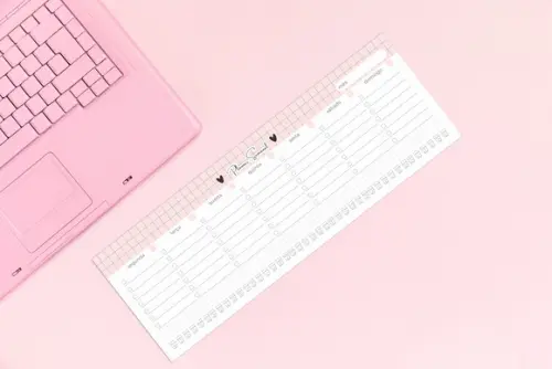 Planner Semanal Mesa - Arquivo Digital