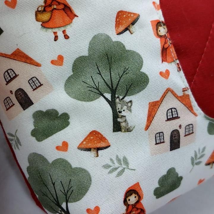 Necesseire do bebê - Porta fraldas com bolso para lenço umedeci