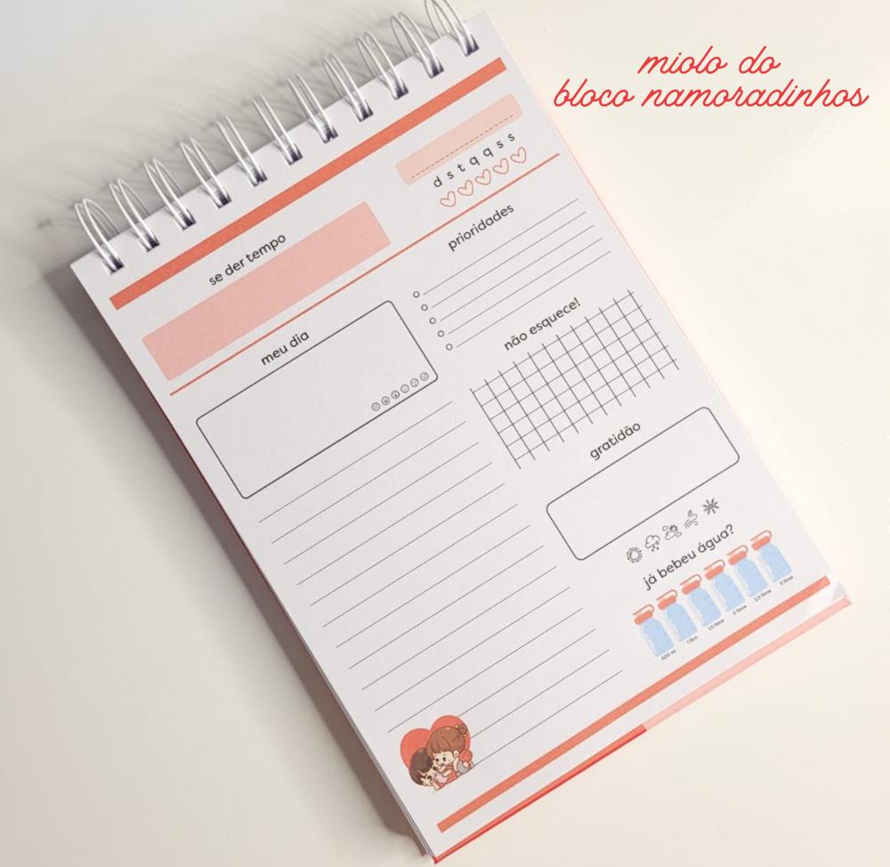 Planner Diário Namoradinhos