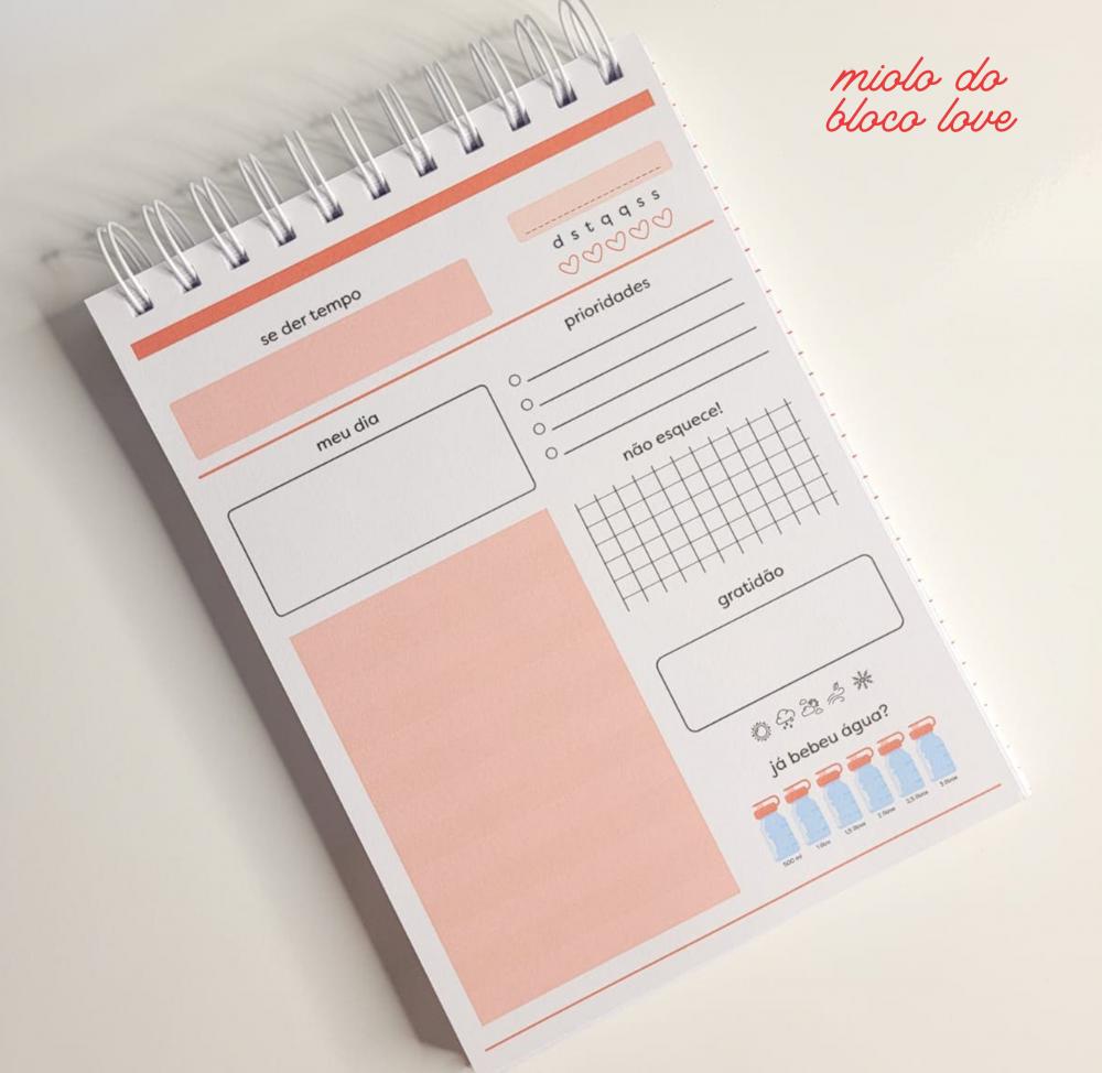 Planner Diário Love