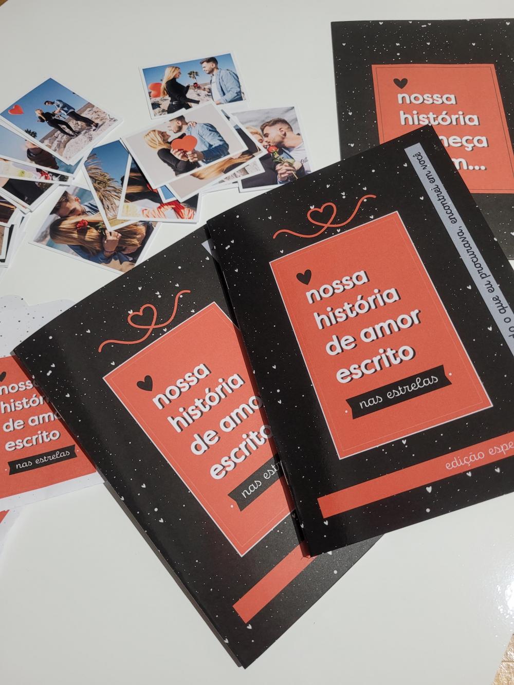 Presente Aniversário Namoro Álbum Figurinhas Personalizado