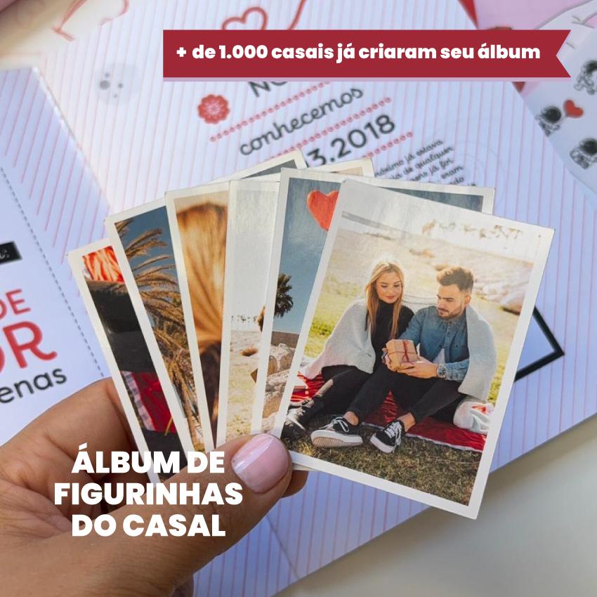 Presente Aniversário Namoro Álbum Figurinhas Personalizado