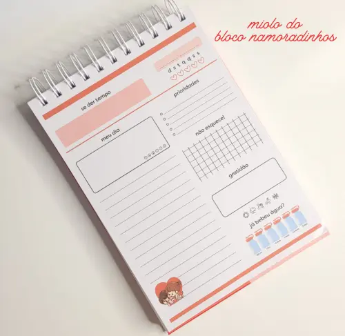 Planner Diário Namoradinhos