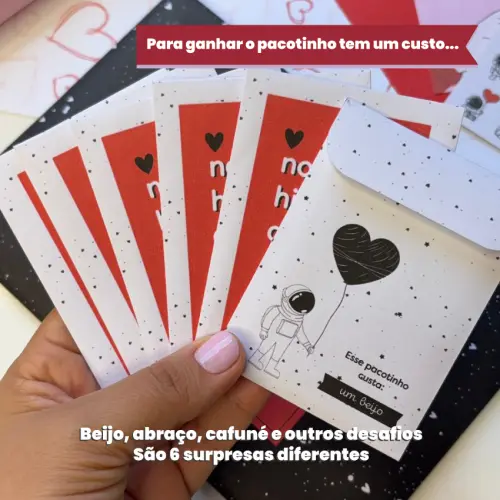 Presente Aniversário Namoro Álbum Figurinhas Personalizado