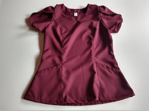 Blusa do Scrub manga Tulipa