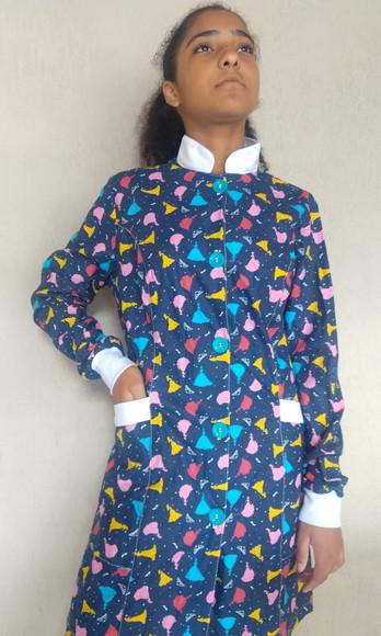 Jaleco Tricoline Estampado