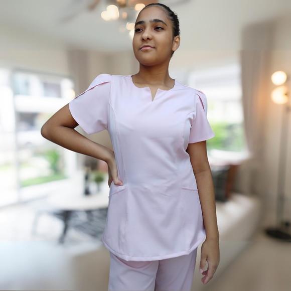 Scrub Duda Manga Tulipa em Two Way