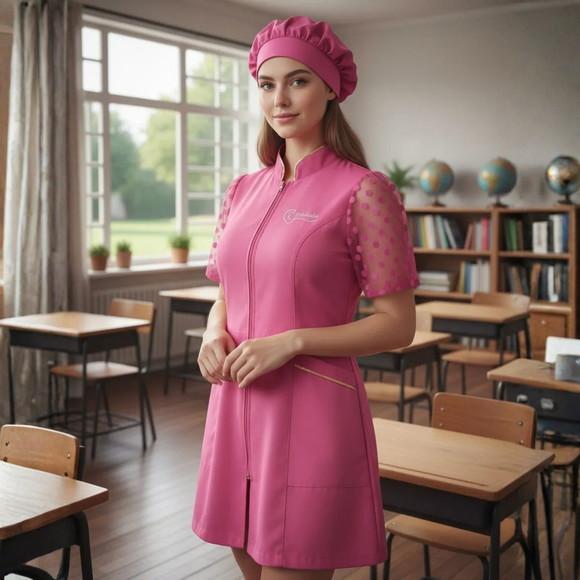 Jaleco Manga em Tuli Elegância e Conforto para Profissionais