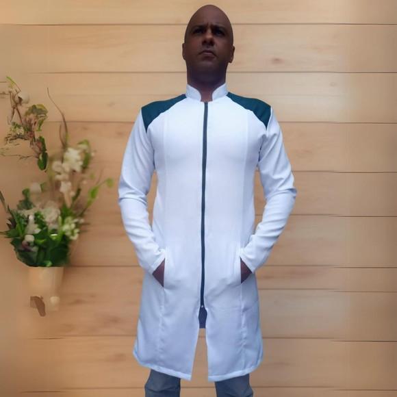 Jaleco Masculino Slim Elevando Seu Padrão Profissional!