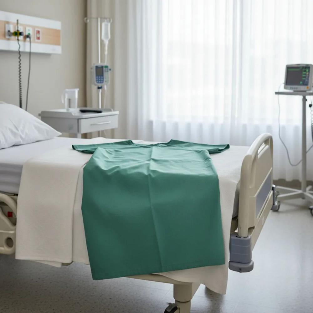 Camisola Hospitalar Fechamento Costas