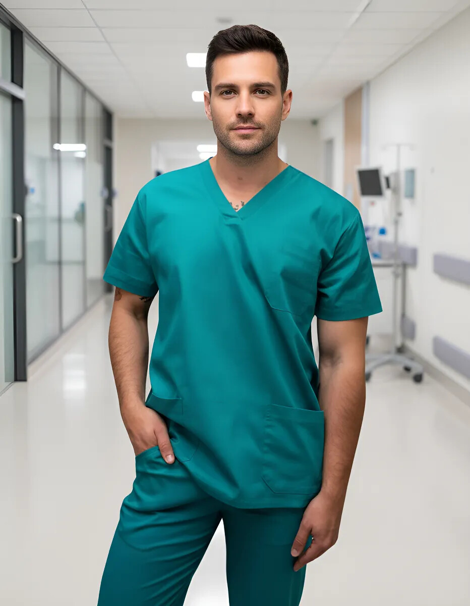Camisa do Conjunto Privativo Tradicional Em Gabardine