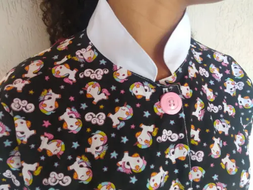 Jaleco Tricoline Estampado