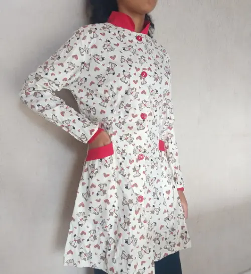 Jaleco Tricoline Estampado