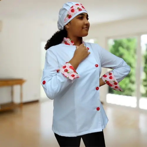 Avental Doma Feminina Estilo e Autoridade na Cozinha