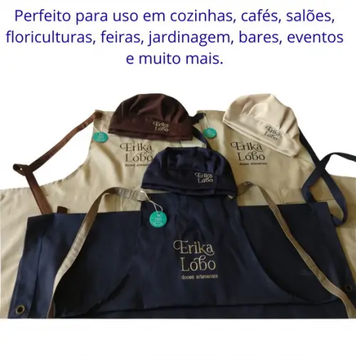 Avental Único! Personalize com Sua Ideia e Surpreenda!