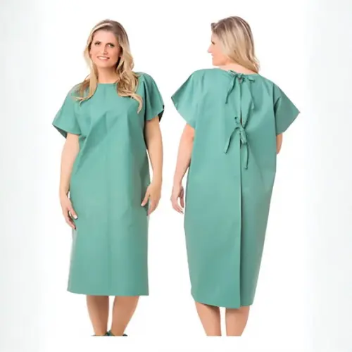 Camisola Hospitalar Fechamento Costas