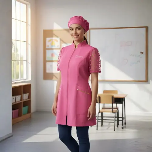 Jaleco Manga em Tuli Elegância e Conforto para Profissionais
