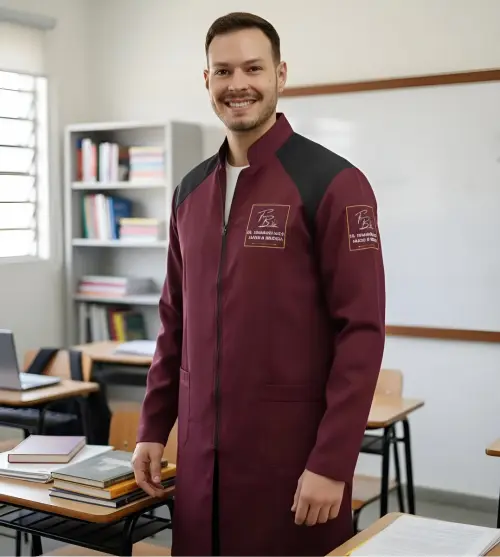 Jaleco Masculino Slim Beleza e Bem-estar em Uma Única Peça!
